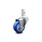 Service Caster 3 Inch Blue Polyurethane Wheel Swivel 3/4 Inch Square Stem Caster SCC SCC-SQ20S314-PPUB-BLUE-34 - alternate 1